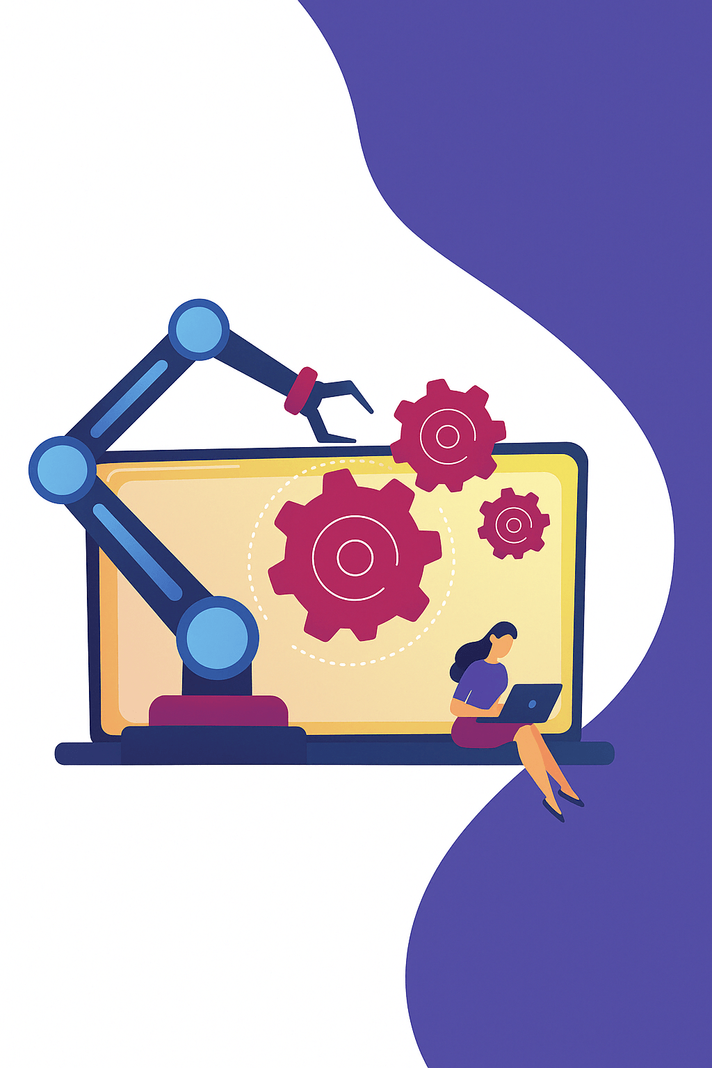 AI-assisted automation integrated into existing business workflows